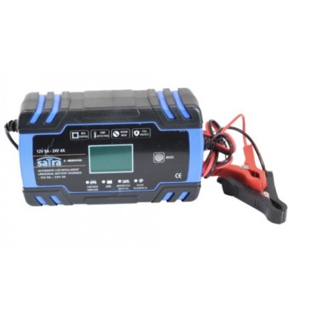 AUTOMATIC LCD INTELLIGENT UNIVERSAL BATTERY CHARGER - 12V 8A  24V 4A