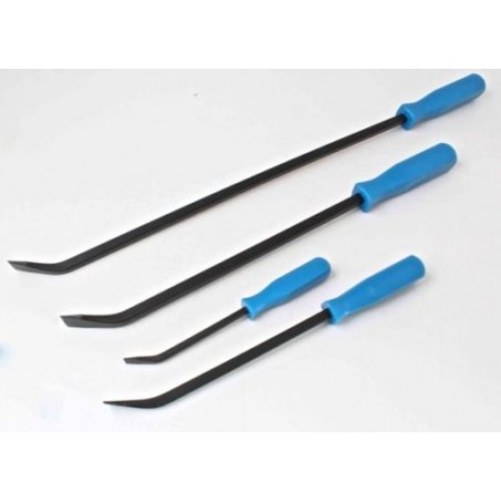 S-4PBS 4pc Pry Bar Lever Set 200mm 300mm 450mm 600mm Wrecking Crowbar Puller