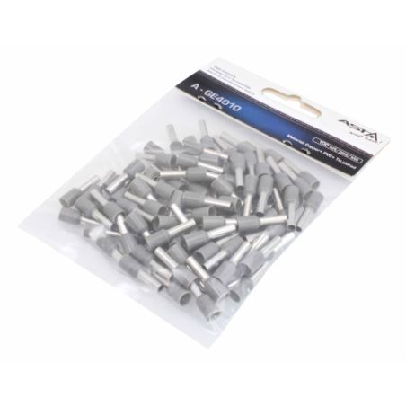 INSULATED CORD TERMINAL E4010-GREY  /100 pcs/