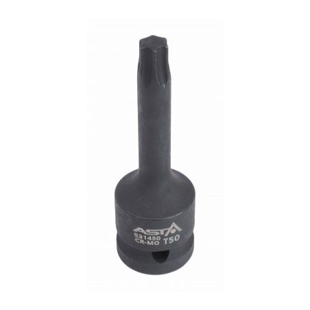 T50 Long/ Deep Reach Impact Torx/ TRX Star Bit pistikupesa 1/2" Drive ASTA