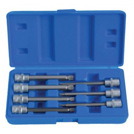 7kpl 3/8 "Drive Long Reach Hex Bit Socket Set" -paketti