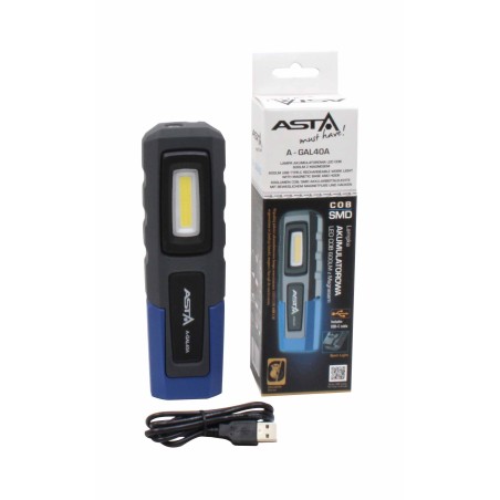 600LM USB TYPE-C LADATTAVA TYÖVALO, JOSSA ON MAGNEETTINEN JALUSTA JA KOUKKU