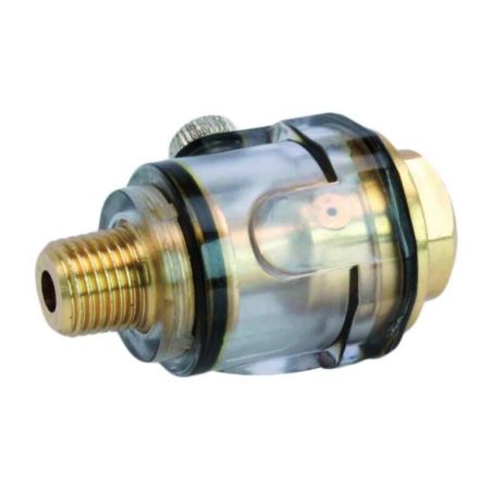 Mini In-Line Oiler 1/4 "BSP öljy ilma työkalu voiteluaine letku yksikkö voiteluöljyyn