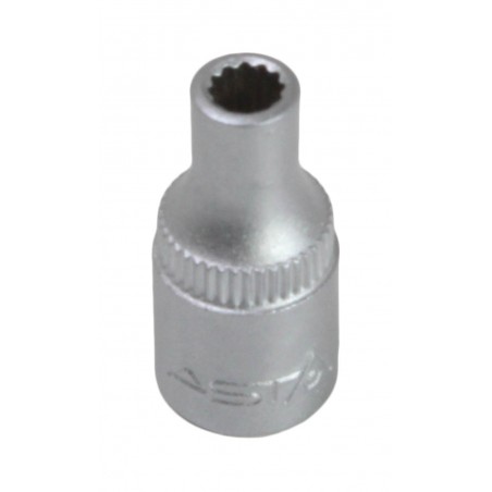 1/4" Dr. 4,5MM 12PT LÜHIKE KÄSIPESA,25MML