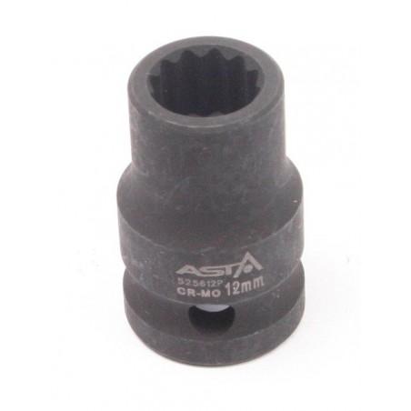 IMPACT SOCKET 12-KT 12MM 1/2 “
