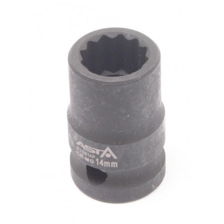 IMPACT SOCKET 12-KT 14MM 1/2 “