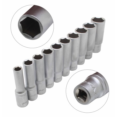 ZESTAW NASADEK  8 - 19 , 3/8''