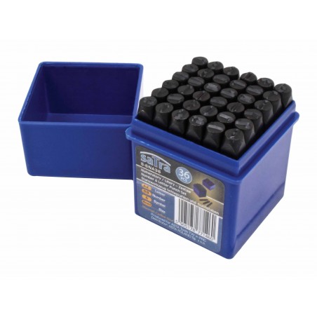 6mmx36pcs Number & Letter Punch Set