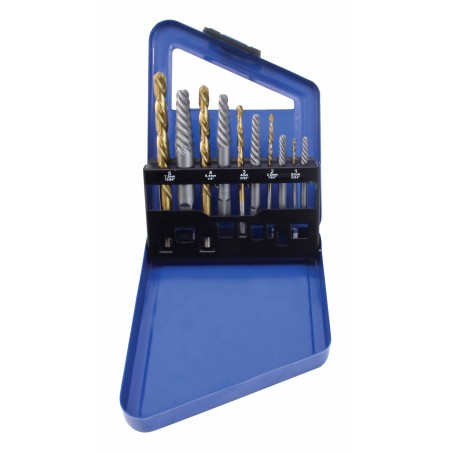 10Pcs ruuvin ulosvetäjä & vasen leikkaava porasarja