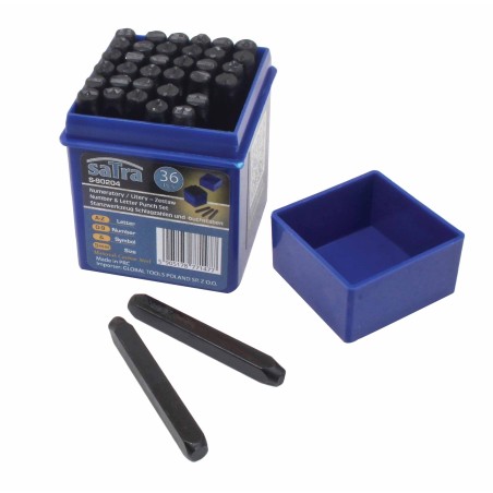 5MMX36PCS NUMBER & LETTER PUNCH SET