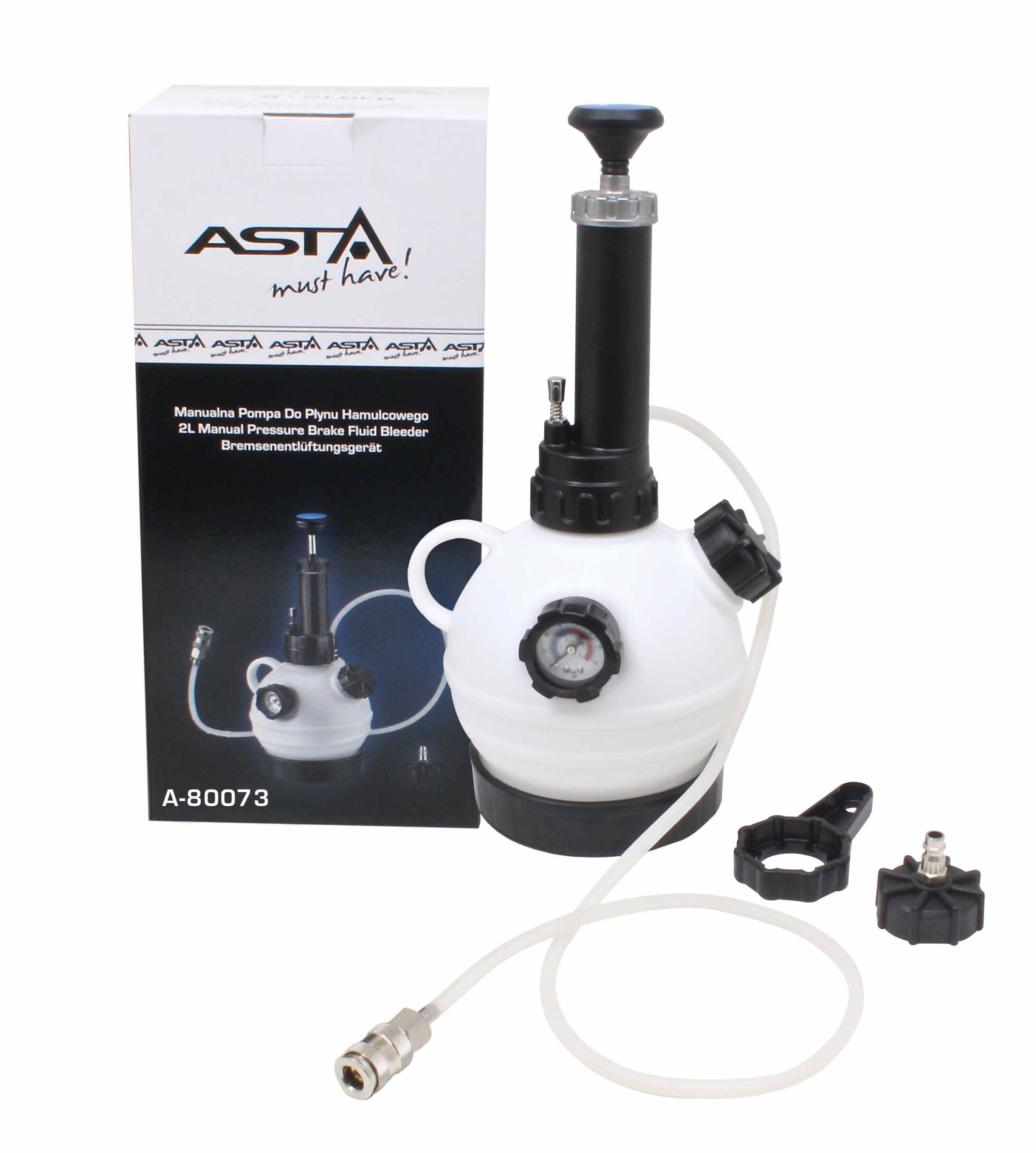 A-80073 2L MANUAL PRESSURE BRAKE FLUID BLEEDER - Image 2