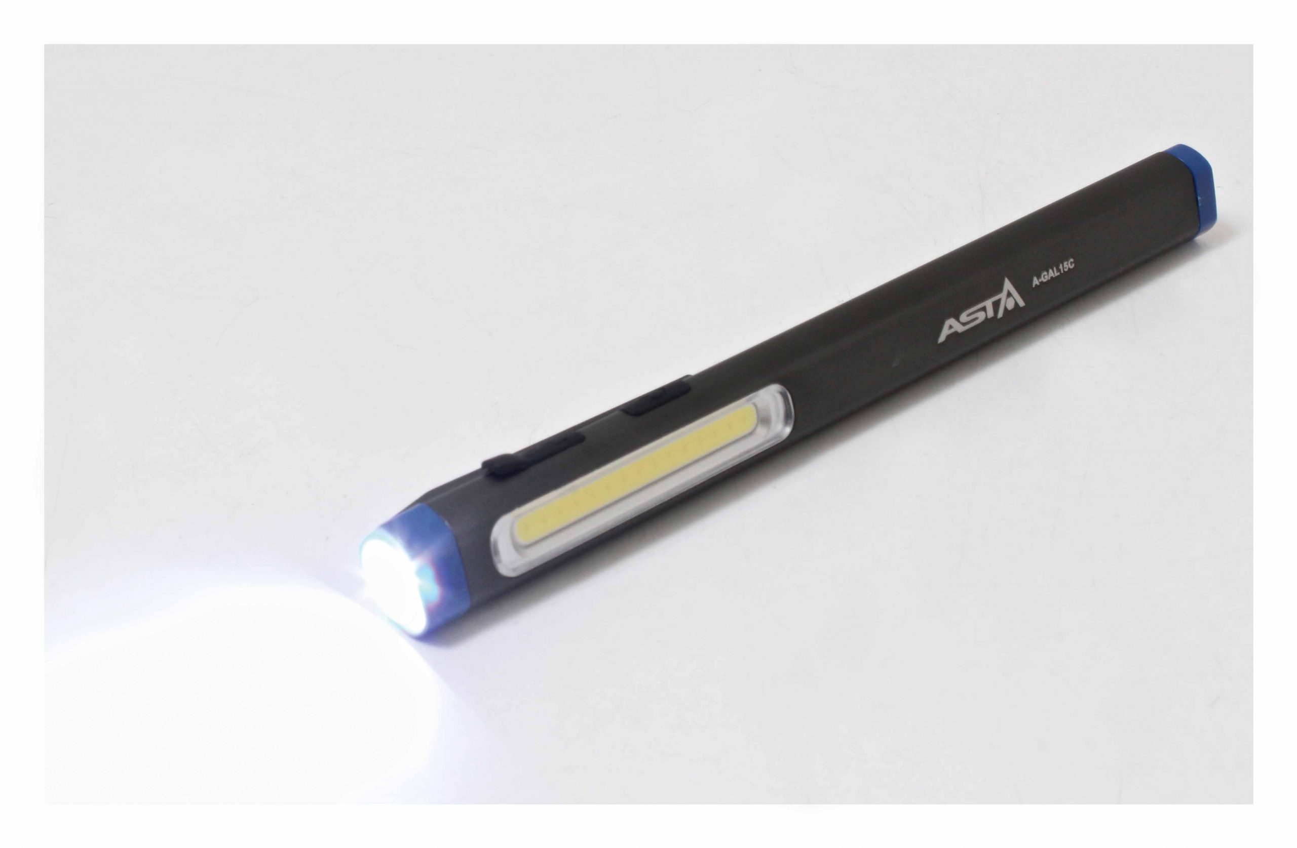 A-GAL15C High quality rechargeable LED COB 300LM pen light equipped with flashlight function, magnet and hanging clip. - Image 5