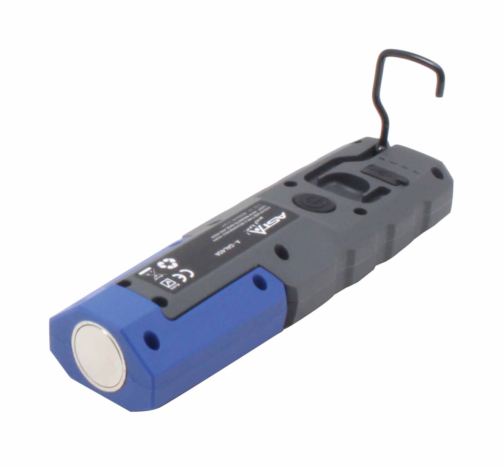 A-GAL40A High quality rechargeable LED COB 600LM workshop lamp equipped with flashlight function, magnet and hanging hook. - Image 4