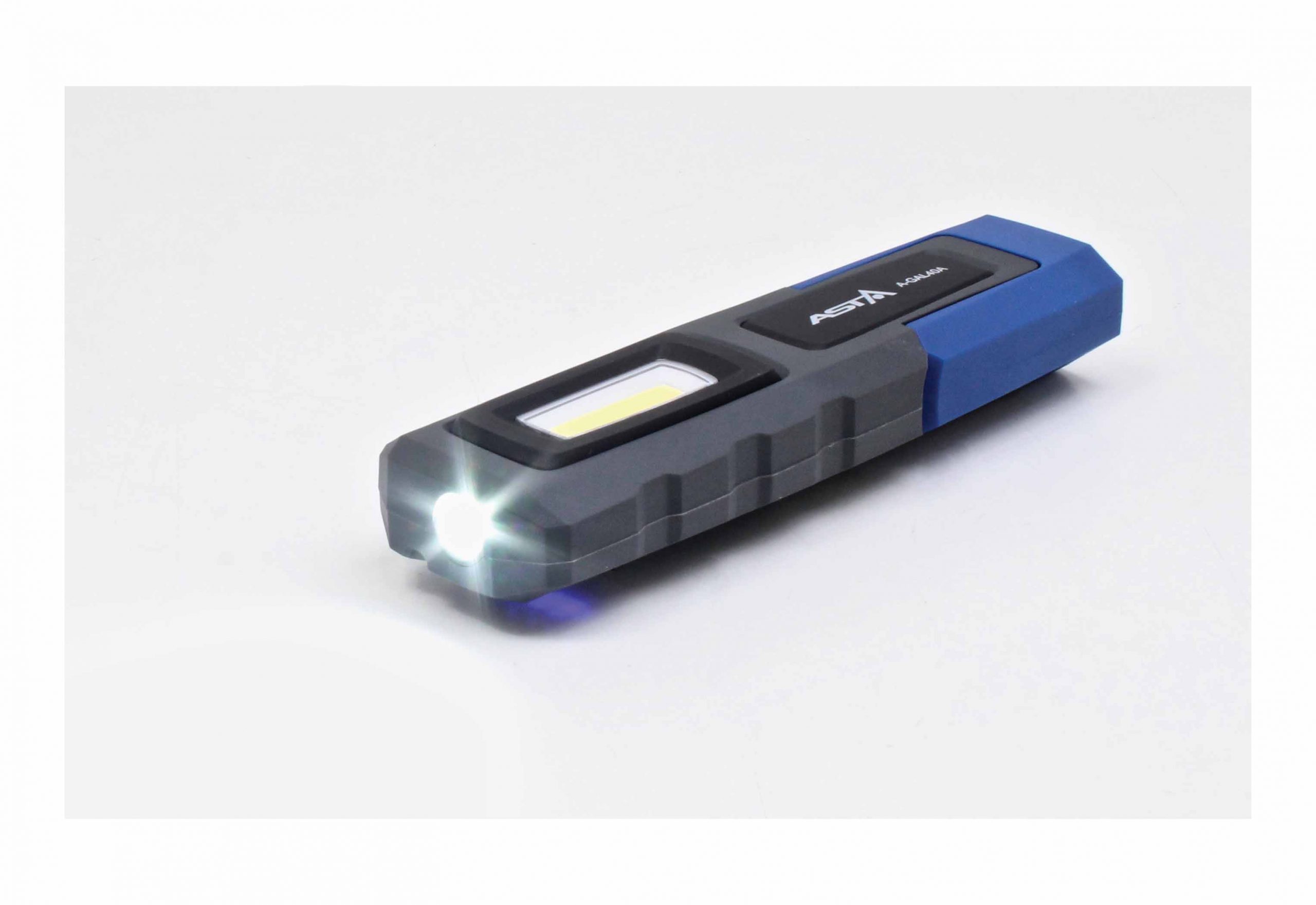 A-GAL40A High quality rechargeable LED COB 600LM workshop lamp equipped with flashlight function, magnet and hanging hook. - Image 6