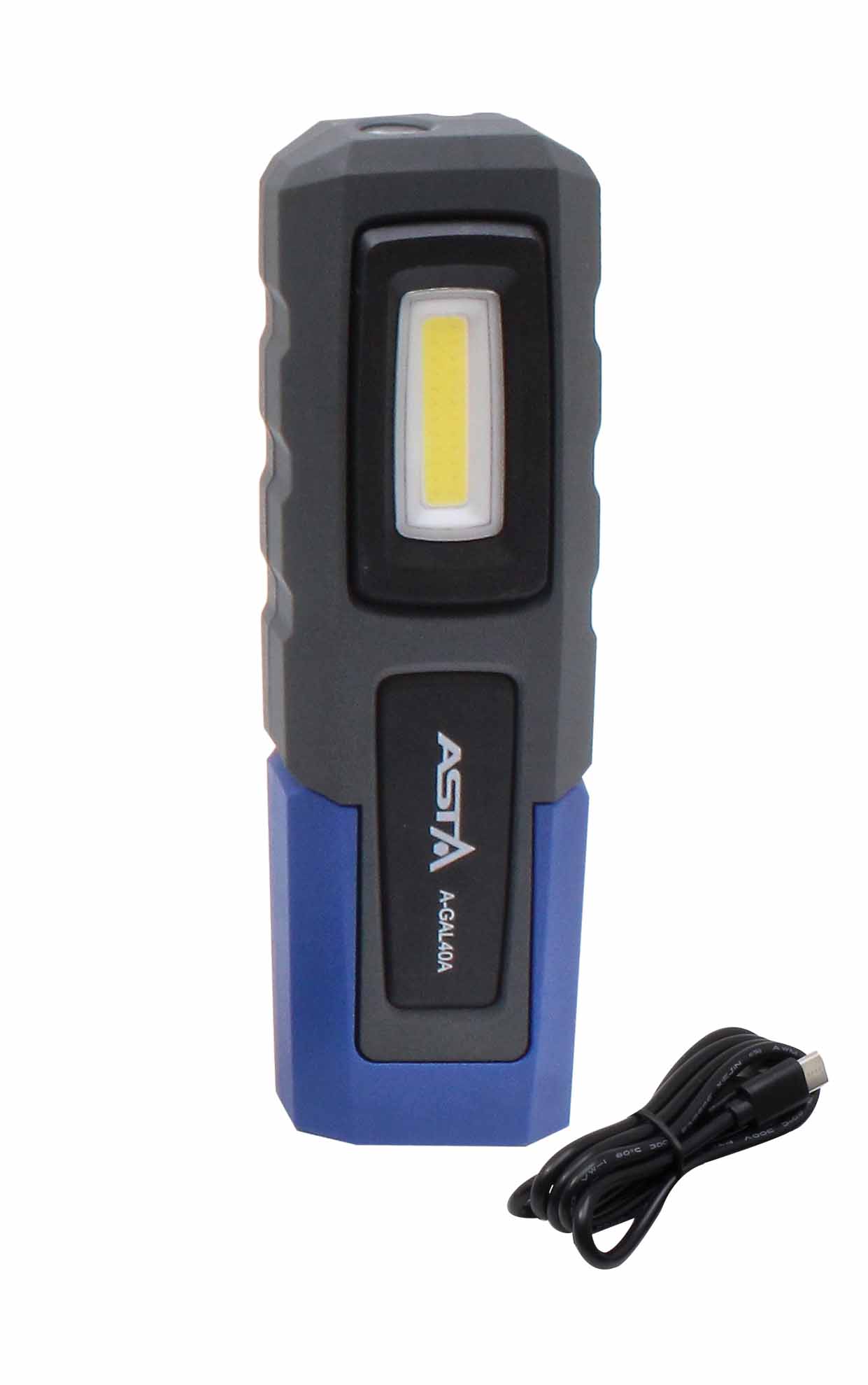 A-GAL40A High quality rechargeable LED COB 600LM workshop lamp equipped with flashlight function, magnet and hanging hook. - Image 2