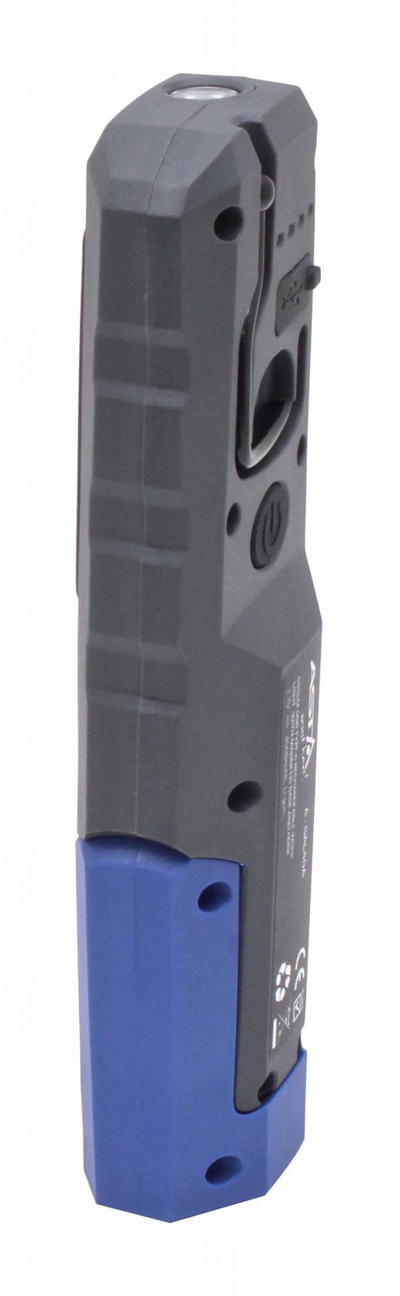 A-GAL40A High quality rechargeable LED COB 600LM workshop lamp equipped with flashlight function, magnet and hanging hook. - Image 8
