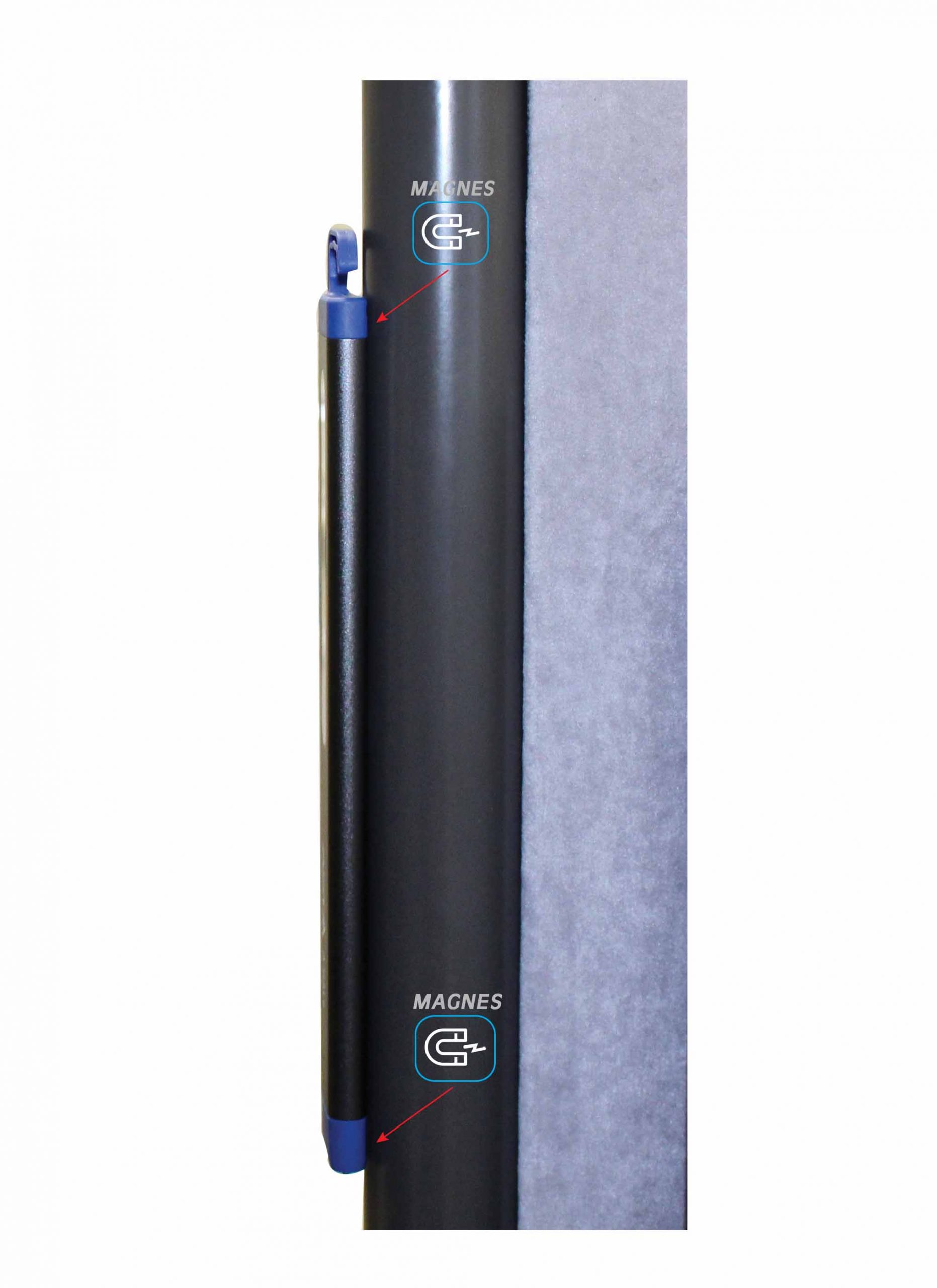 A-GAL6 High-quality, foldable, rechargeable LED COB 400LM work lamp equipped with a flashlight, a magnet and a hanging hook. - Image 7