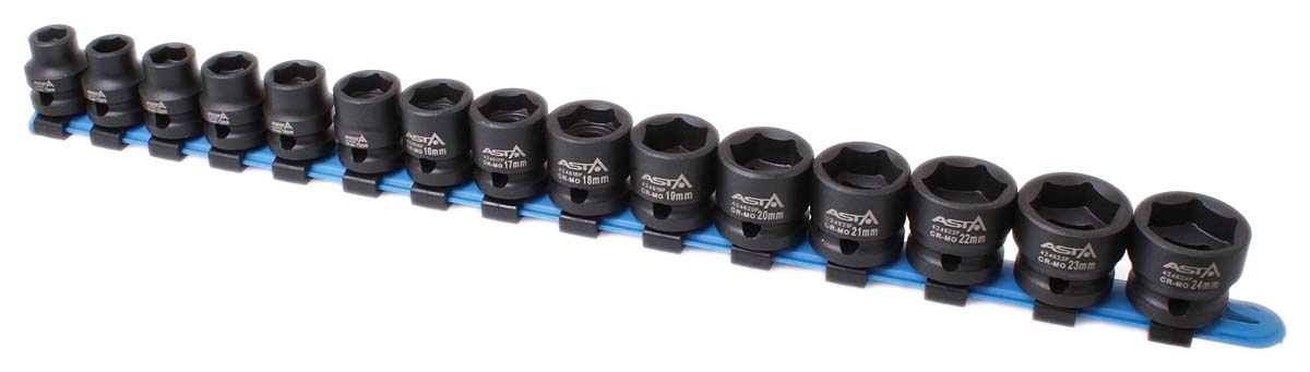 A-SS151 6-PT POWER SOCKET SET SUPERSHORT 15PCS - Image 2