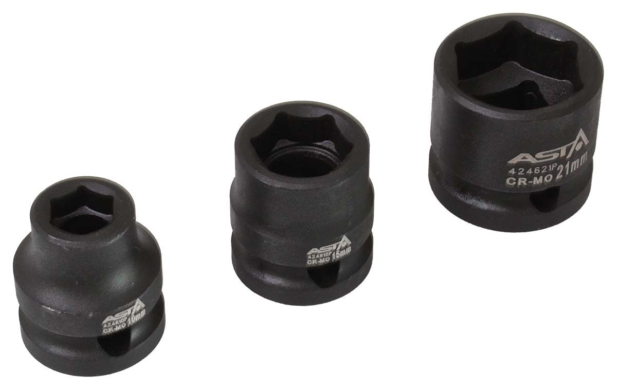 A-SS151 6-PT POWER SOCKET SET SUPERSHORT 15PCS - Image 3