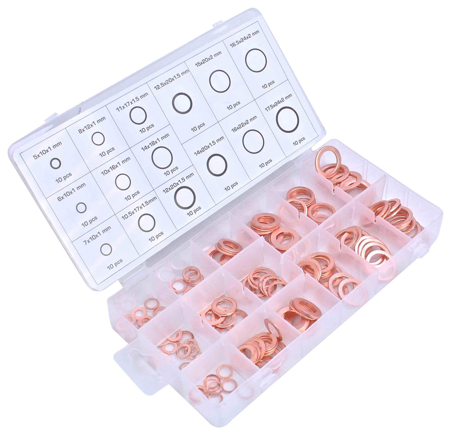 A-TC503 COPPER WASHER SET- 150PCS - Image 2