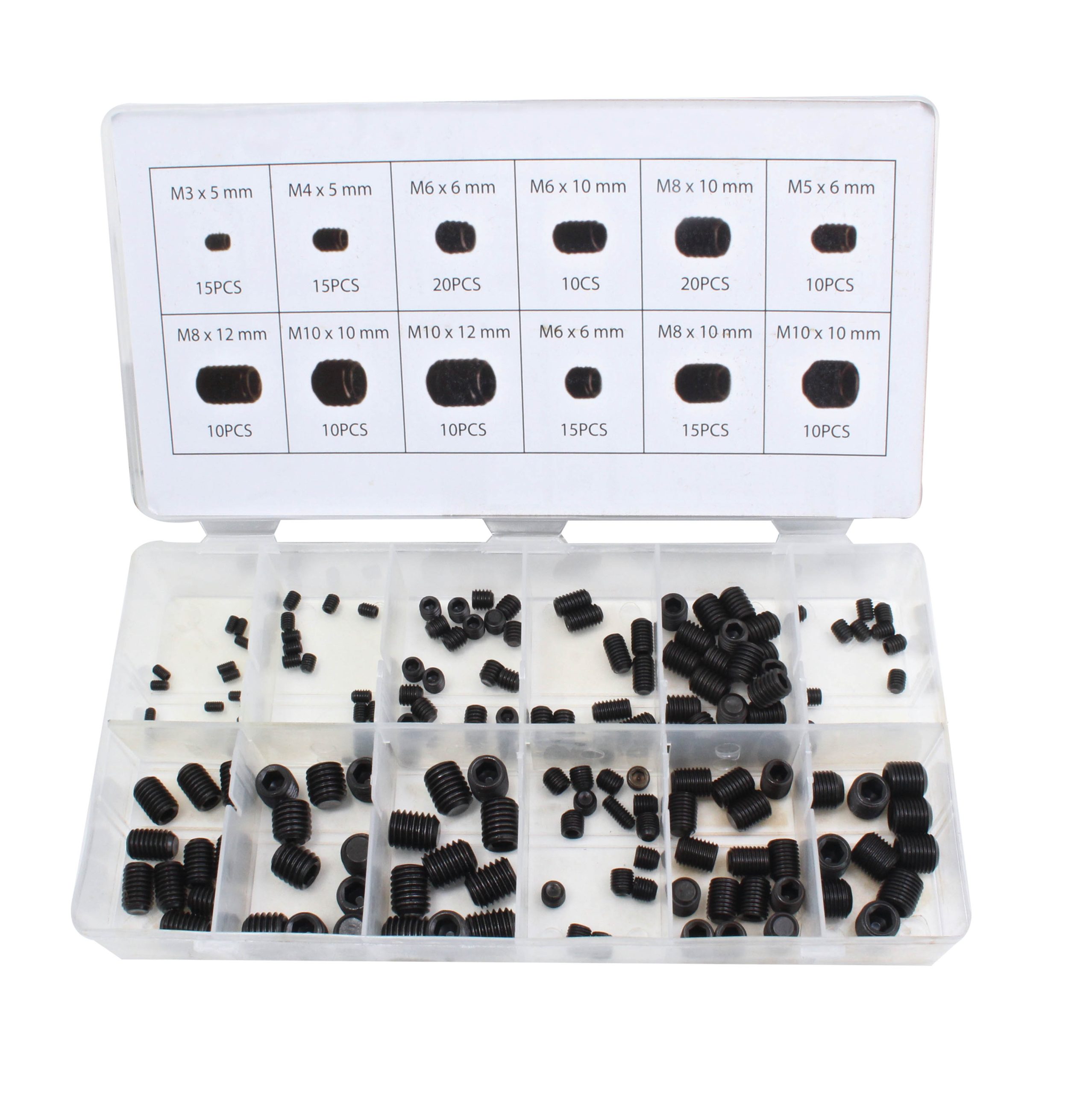 A-TC545 160pcs Grub Screw Assortment - Image 4