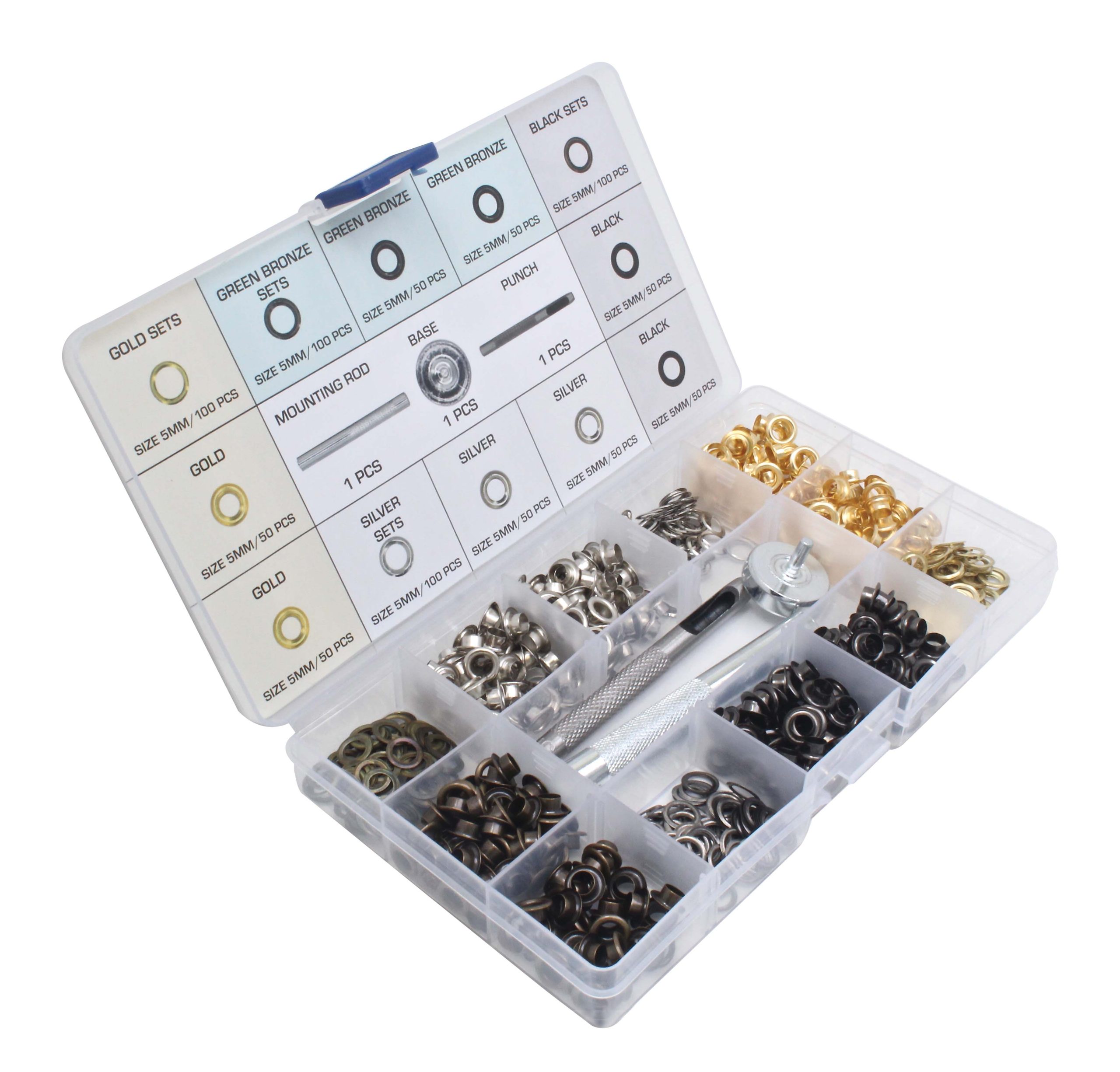 A-TC546 400pcs Grommet Tool Punch Kit - Image 2