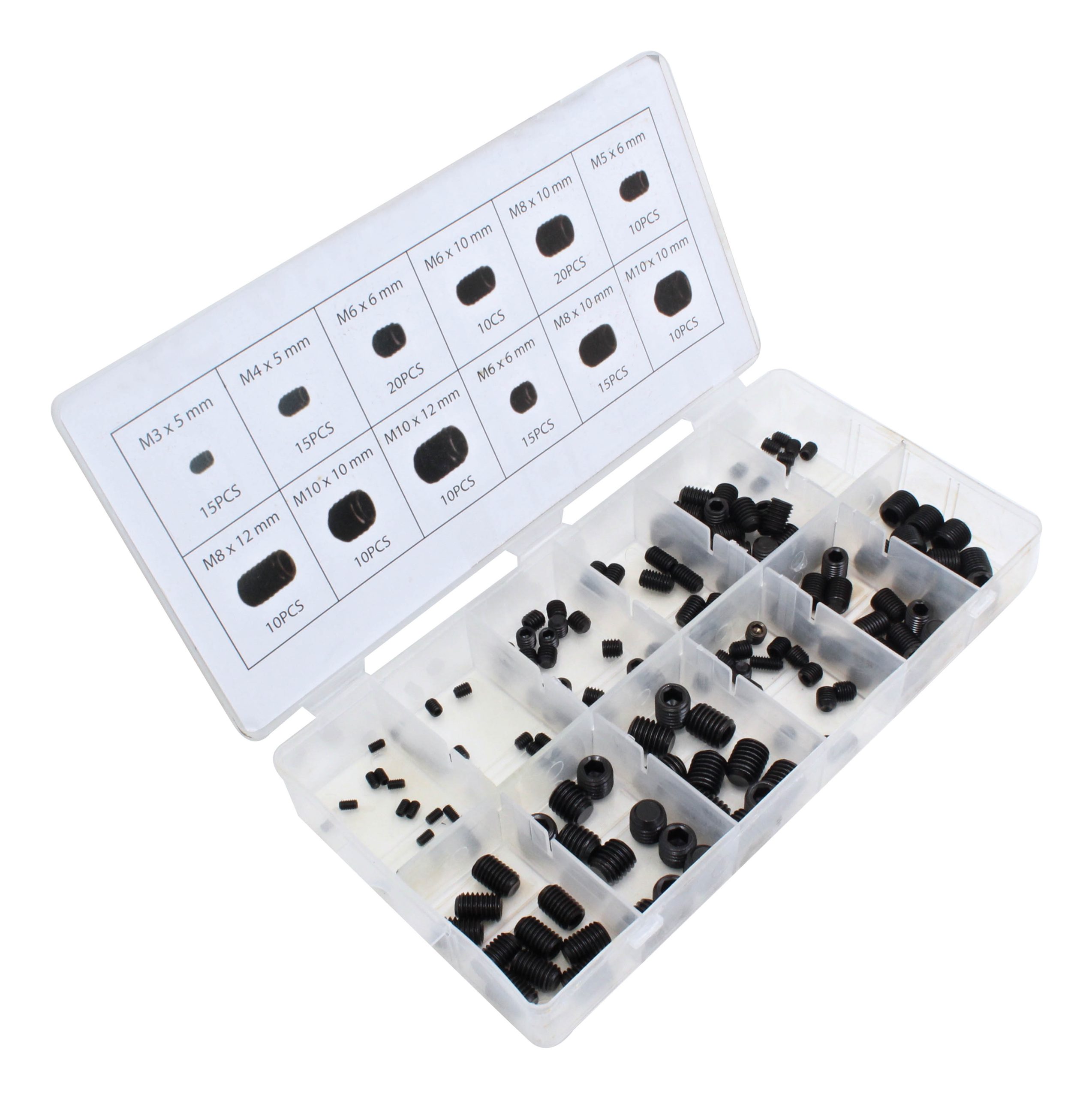 A-TC545 160pcs Grub Screw Assortment - Image 2