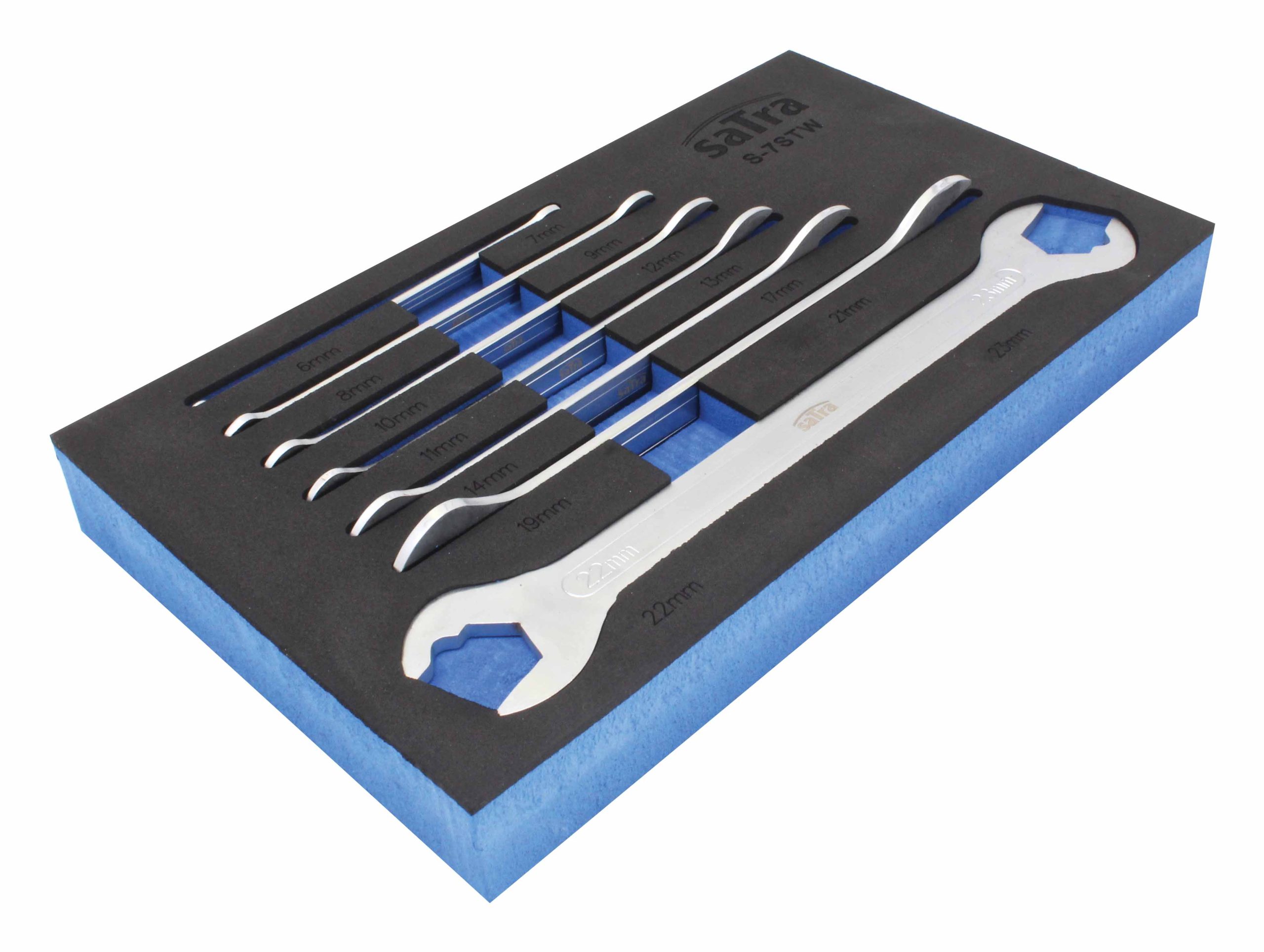 S-7STW 7pcs Super Thin Ratcheting Action Spanner Set - Image 2