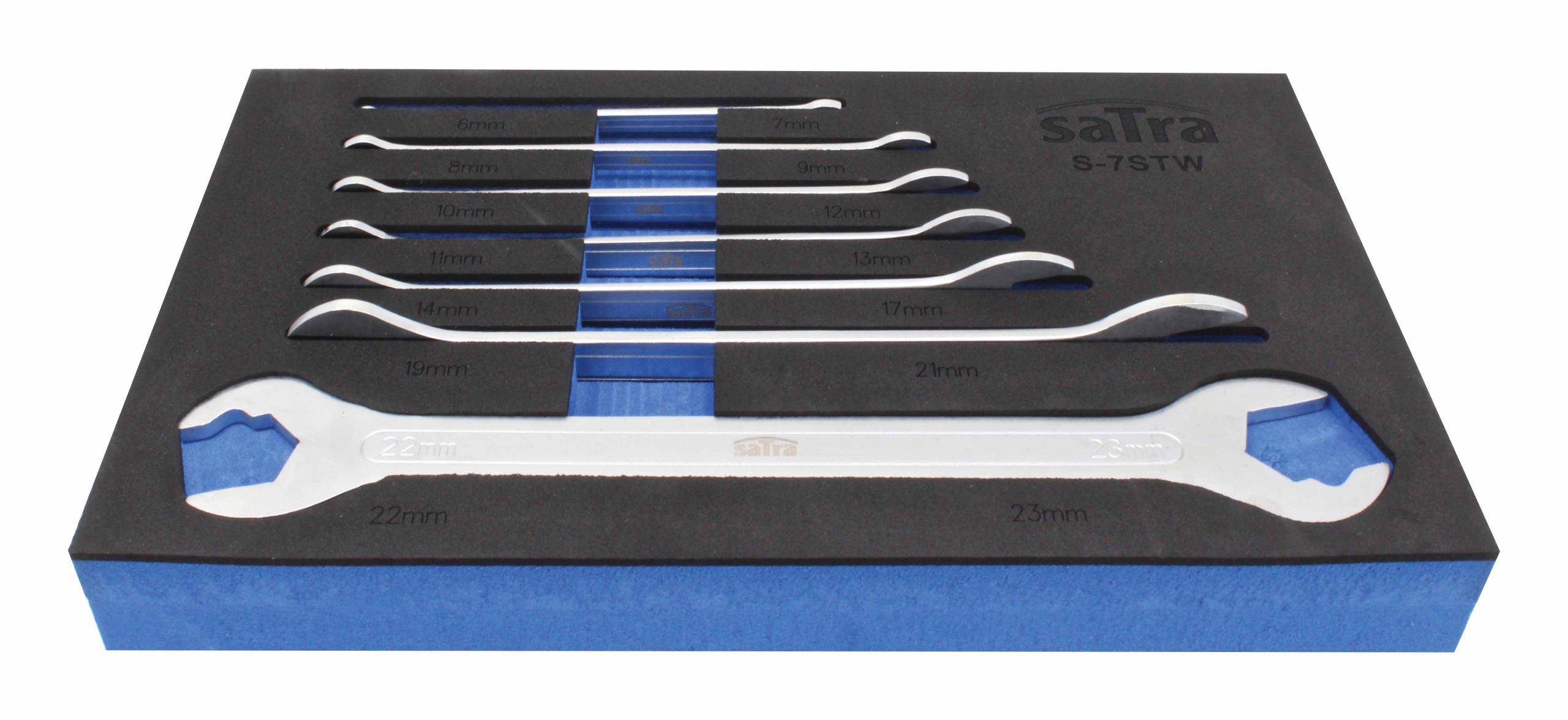 S-7STW 7pcs Super Thin Ratcheting Action Spanner Set - Image 4