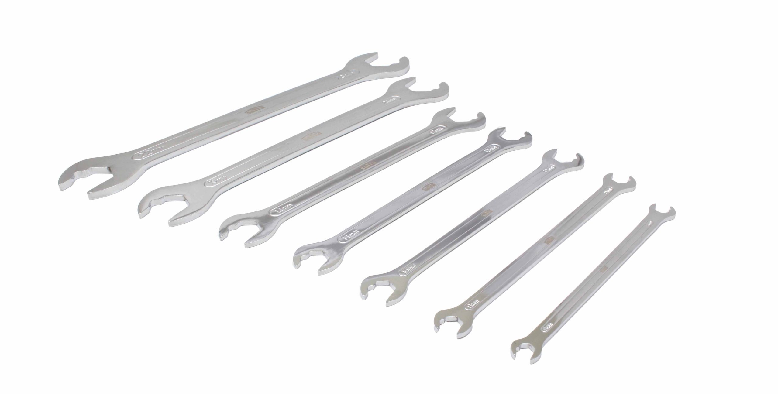 S-7STW 7pcs Super Thin Ratcheting Action Spanner Set - Image 6