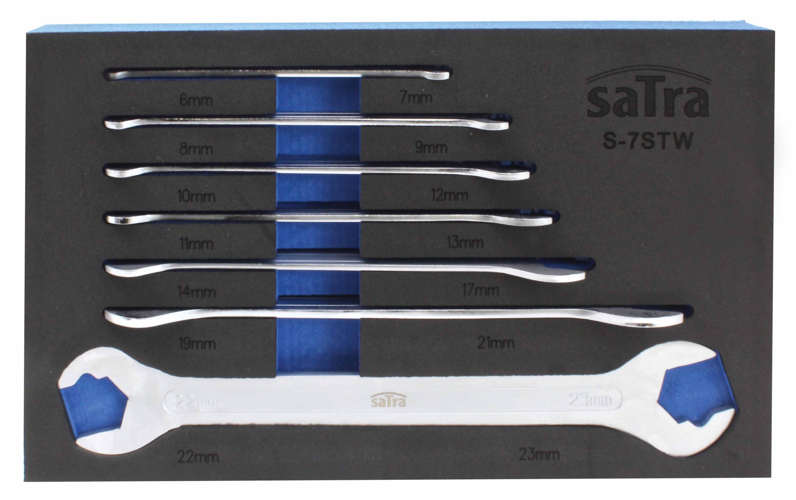 S-7STW 7pcs Super Thin Ratcheting Action Spanner Set - Image 5