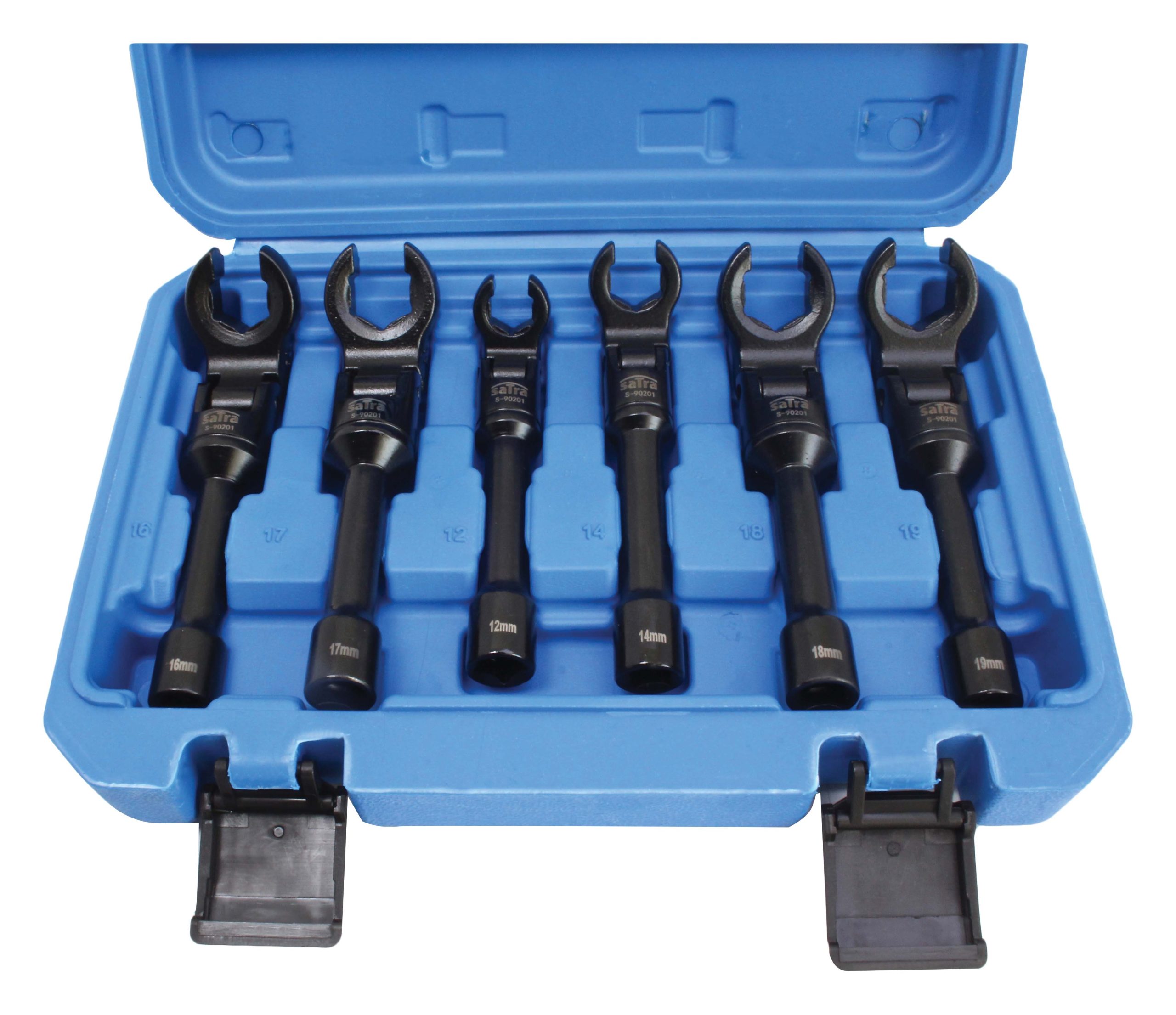 S-90201 6PCS 3/8″ DR. CROWFOOT WRENCH SET WITH JOINT - Image 4