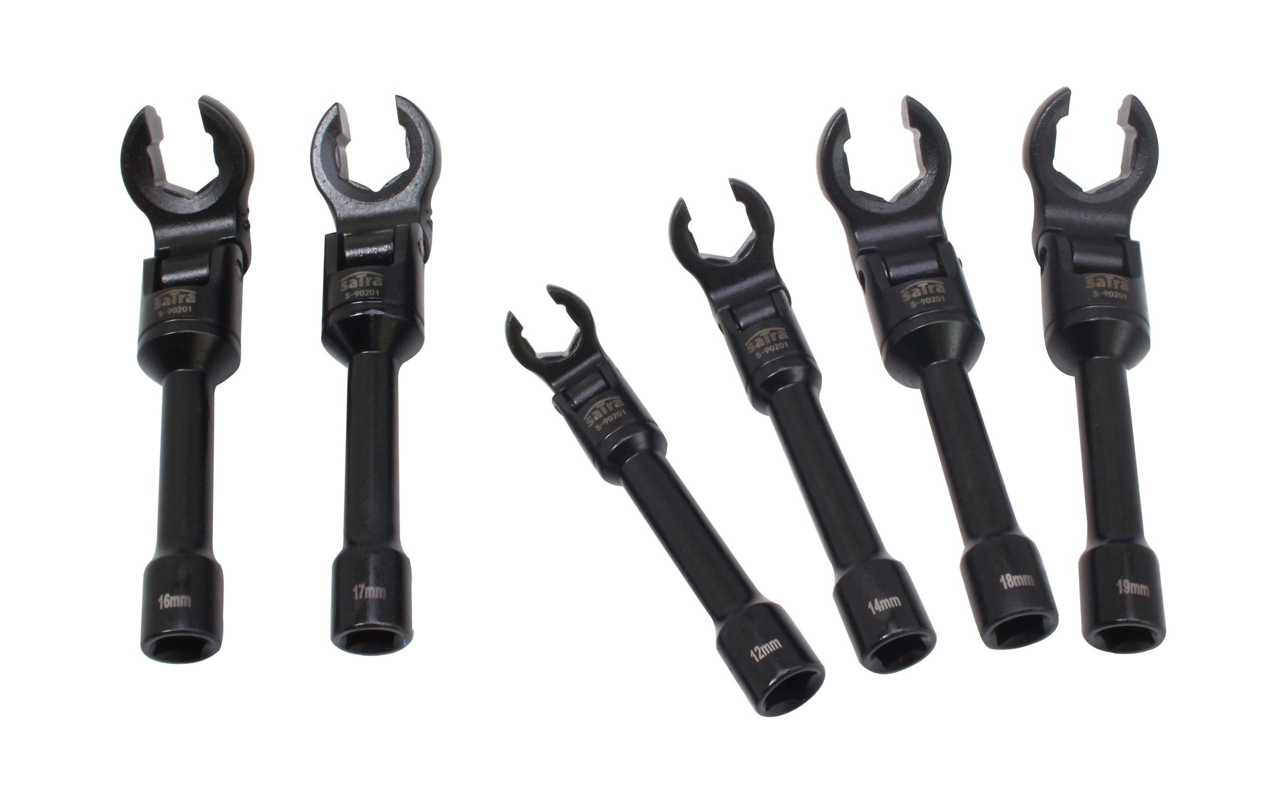 S-90201 6PCS 3/8″ DR. CROWFOOT WRENCH SET WITH JOINT - Image 6