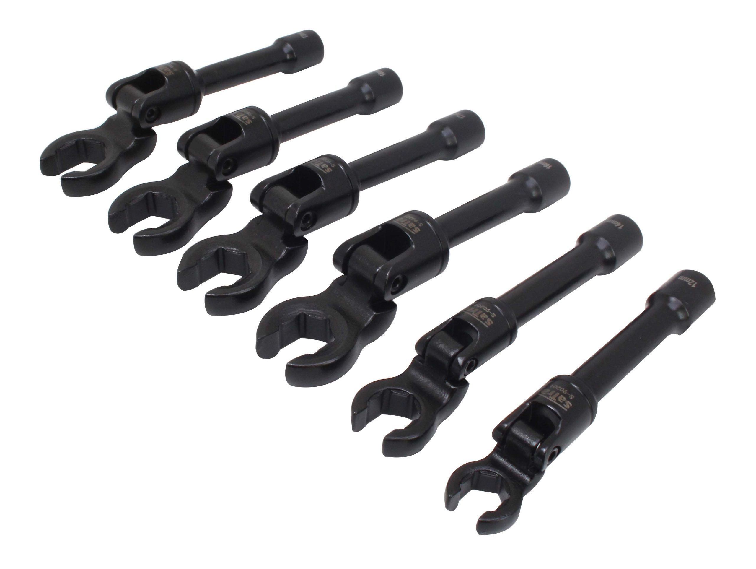 S-90201 6PCS 3/8″ DR. CROWFOOT WRENCH SET WITH JOINT - Image 7