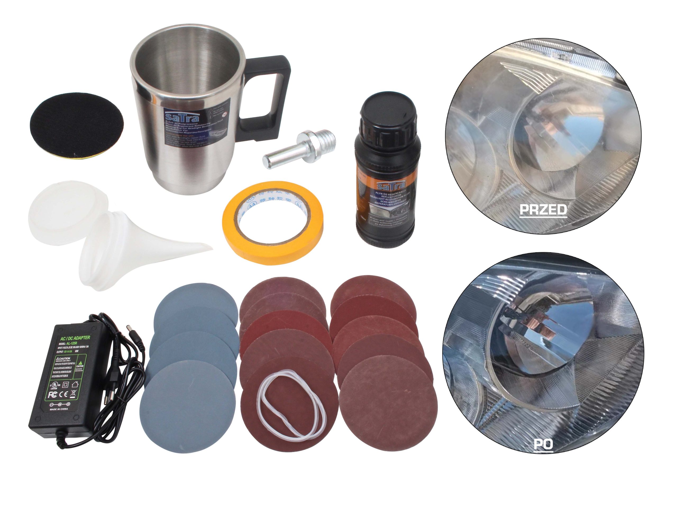 S-90235 MAGIC CUP HEADLIGHT RESTORATION KIT 23PCS - Image 6