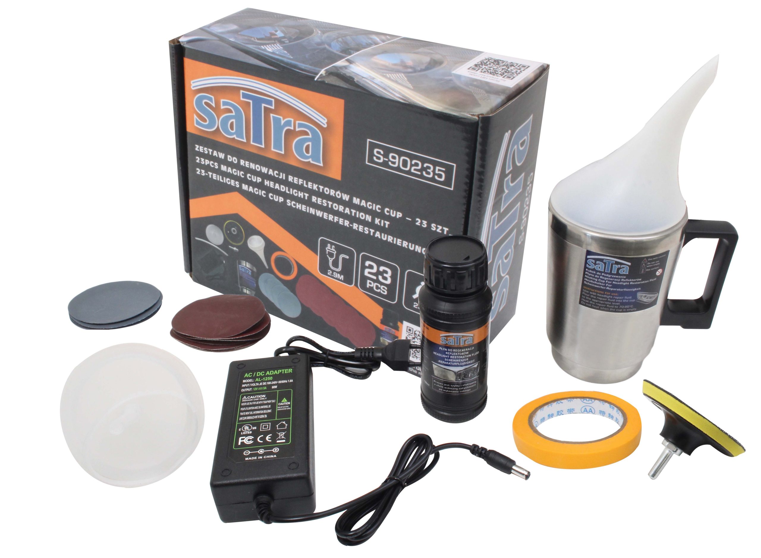 S-90235 MAGIC CUP HEADLIGHT RESTORATION KIT 23PCS - Image 7