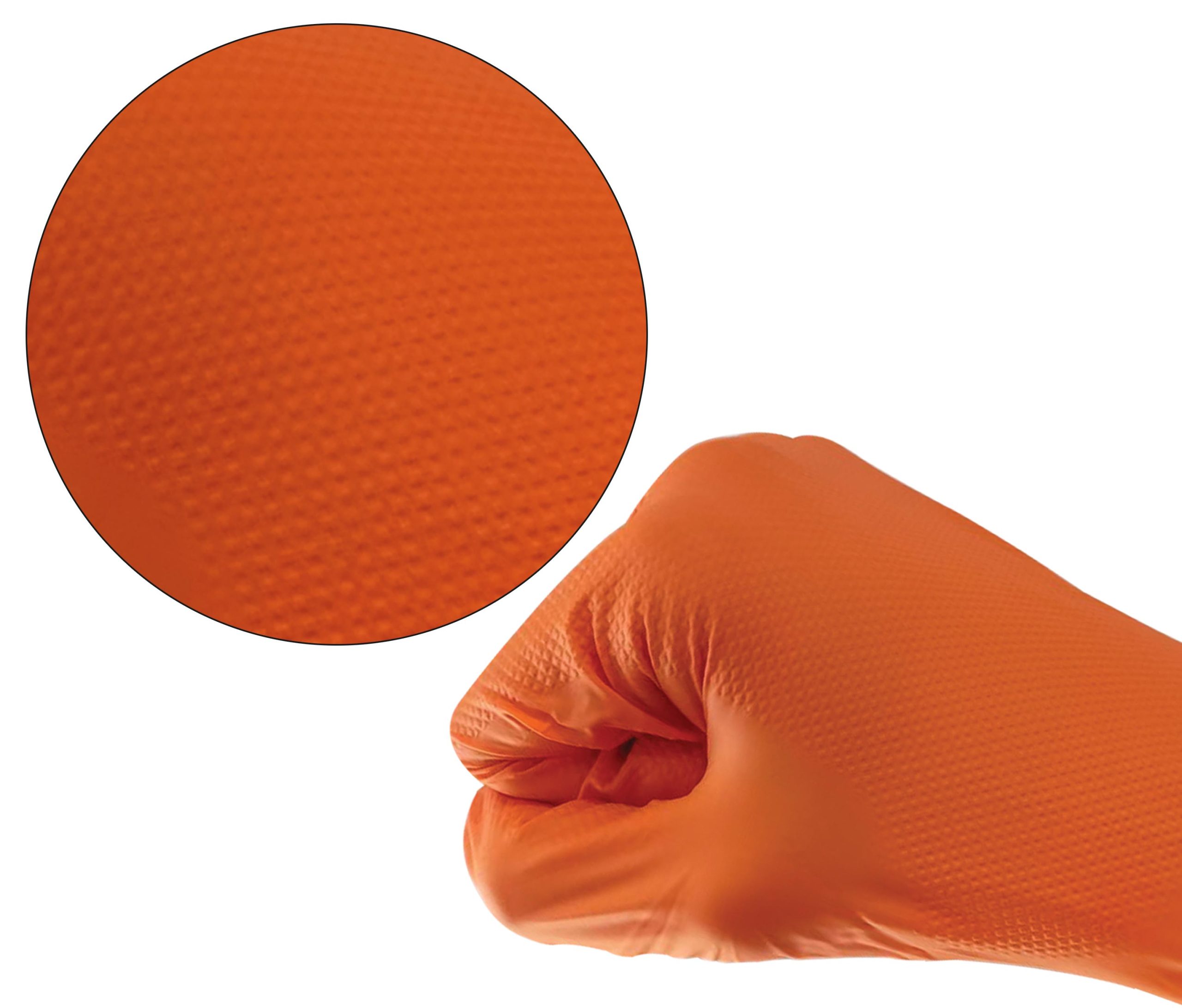 S-M9GYD DISPOSABLE NITRILE GLOVES WITH DIAMOND TEXTURED M SIZE - Image 6