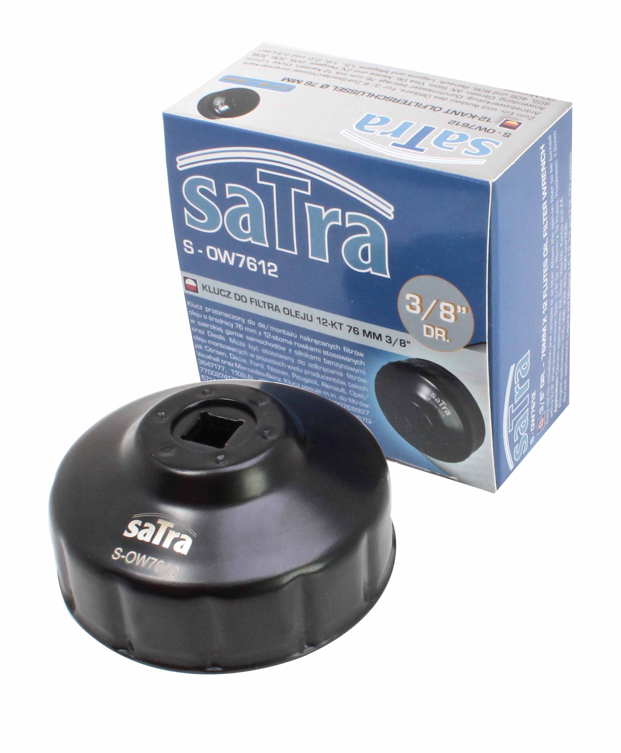 S-OW7612 3/8” Dr. – 76mm x 12 FLUTES OIL FILTER WRENCH - Image 2